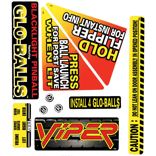 Viper Night Drivin Decal Set - Image 1