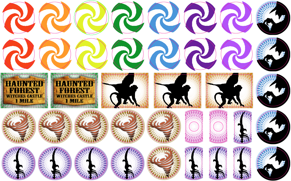 Wizard of Oz Target Decals - Image 1